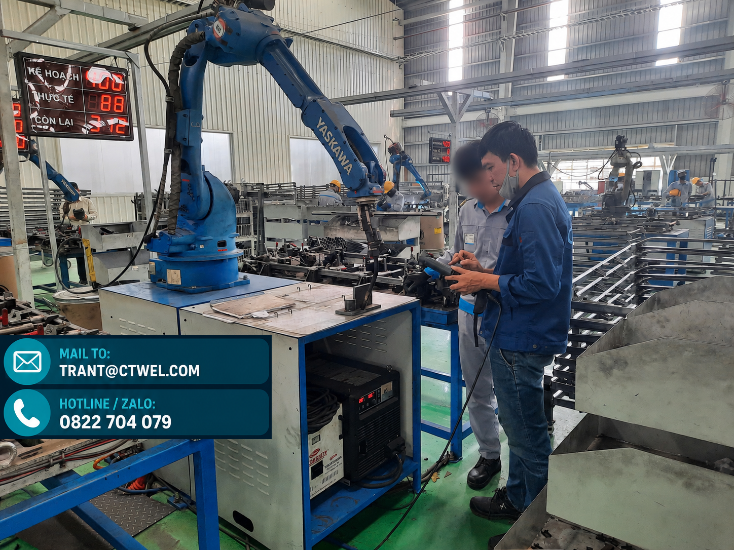 VẬN HÀNH ROBOT HÀN - VẪN CẦN CÓ KỸ NĂNG HÀN HỒ QUANG TAY