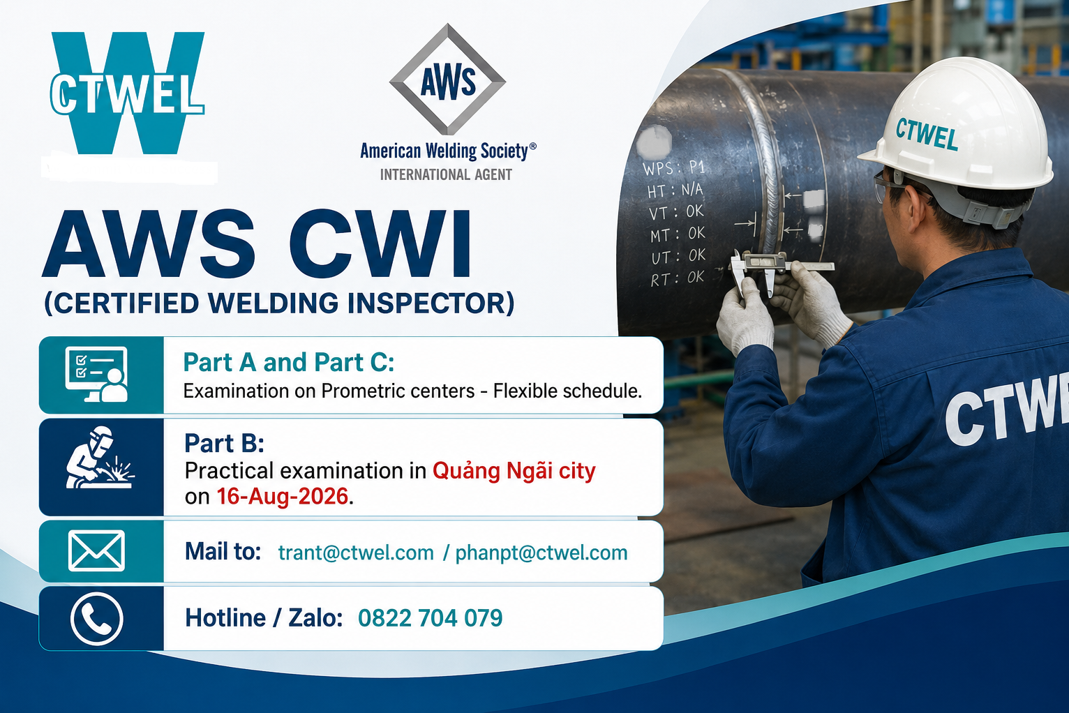 KỲ THI AWS CWI TẠI QUẢNG NGÃI – CƠ HỘI CHO CÁC ỨNG VIÊN KHU VỰC MIỀN TRUNG
