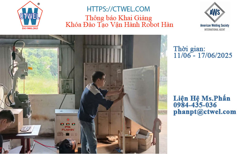 Khai giảng khóa đào tạo Kỹ thuật viên vận hành robot tại CTWEL