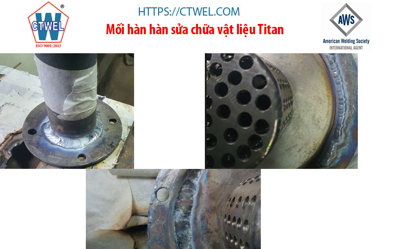 Mối hàn sửa chữa vật liệu titan, Titan là vật liệu hàn khó cần phải có cách thức tiếp cần mối hàn sửa chữa chuyên nghiệp và đòi hỏi thợ hàn có kinh nghiệm